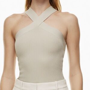 Aritzia Sculpt Knit Criss Cross Tank